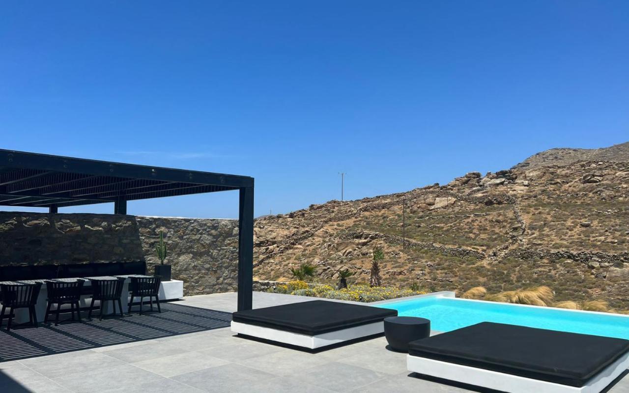 Black And White Villas Ftelia - Mykonos Mykonos Town Kültér fotó