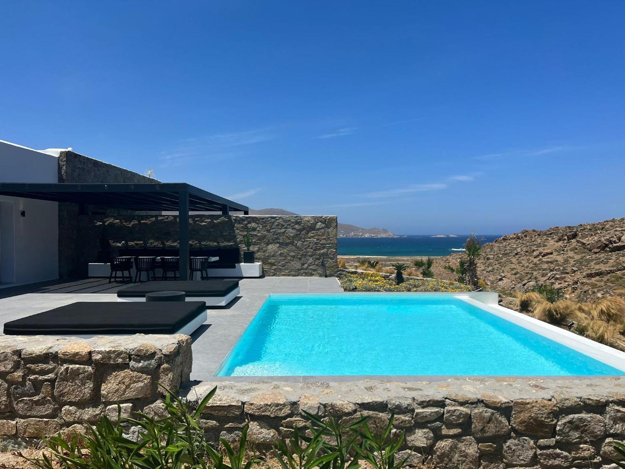 Black And White Villas Ftelia - Mykonos Mykonos Town Kültér fotó