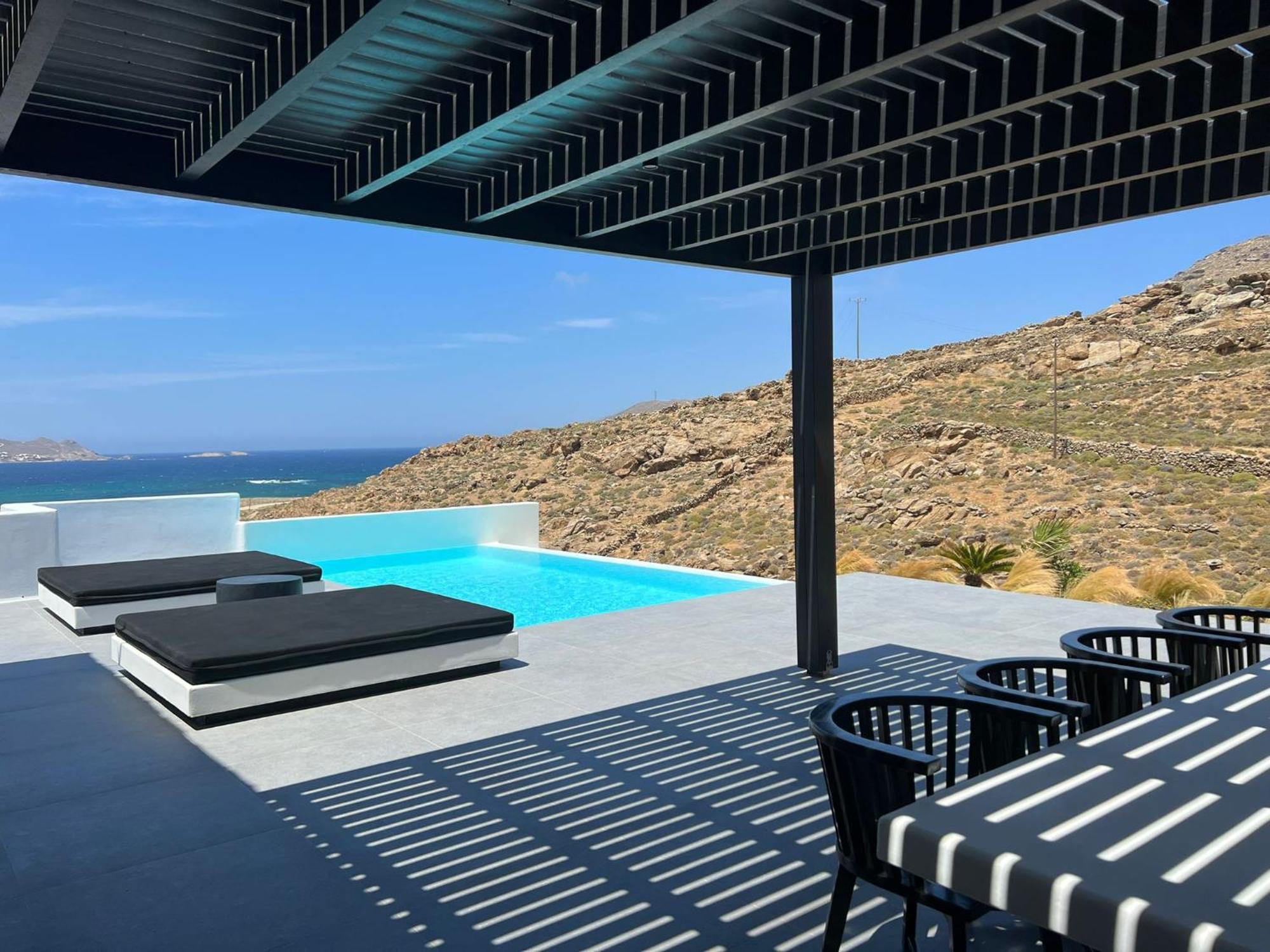 Black And White Villas Ftelia - Mykonos Mykonos Town Kültér fotó